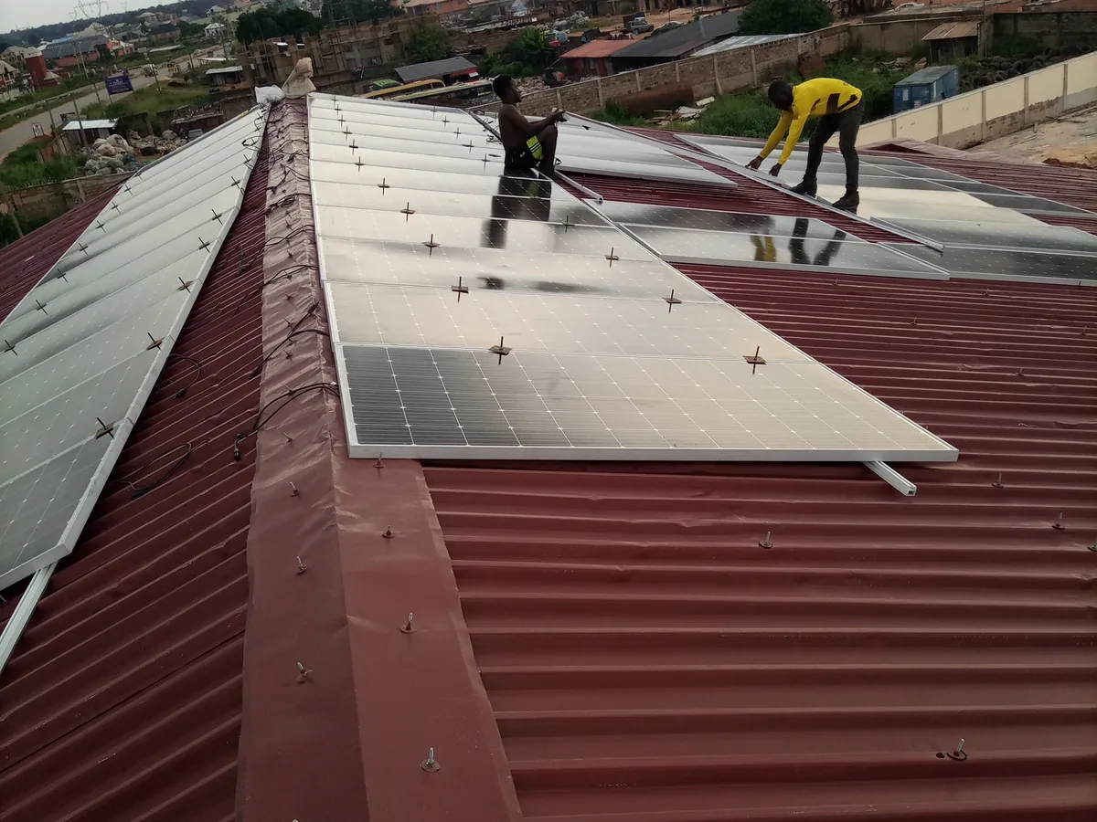 Hariz Lubricant Factory — Rooftop solar panel installation